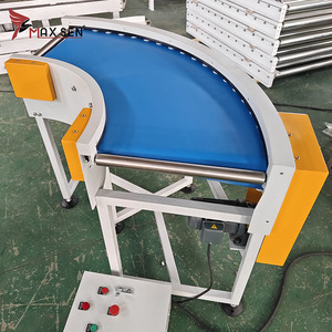 Transportador de cinta de PU/PVC de grado alimenticio con marco de acero inoxidable de 90 grados Maxsen con color blanco personalizado nueva condición para uso industrial - Product Image 2
