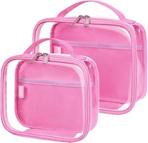 Nieuwe Sport Doorzichtige Pvc Toilettas Tsa Handbagage Reis Toilettas Waterbestendige Pvc Cosmetische Make-Up Tas Voor Vrouwen Man - Product Image 4