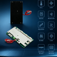 Papan Perlindungan Baterai dengan Komunikasi Bluetooth RS485 24S 72V 60A untuk Kustomisasi PCBA Industri