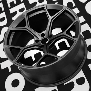 Jantes forgées noires personnalisées 5x112 20 21 pouces ET30 en alliage pour voiture de course, jantes de rechange pour <span class=keywords><strong>Audi</strong></span> A4 A5 A6 A7 A8 Q3 Q4 Q7 <span class=keywords><strong>RS5</strong></span> RS7 - Product Image 1