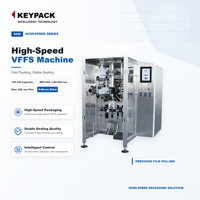 Machine d'emballage automatique VFFS à vis sans fin pour poudre, détergent, farine, épices 500g, anti-poussière, certifiée CE, avec emballage Keypack