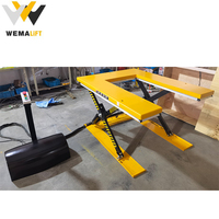 Table élévatrice en U WEMALIFT avec plateforme, vérin hydraulique stationnaire robuste sur mesure, 1450x1140mm, Zhejiang