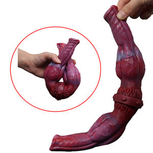 Trend produkte 2022 LUUK weibliche Masturbation Doppelkopf realistische Hund <span class=keywords><strong>Penis</strong></span> Tier <span class=keywords><strong>Dildo</strong></span> Lesben erotische Dildos für Frauen - Product Image 2