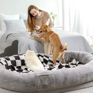 Venta al por mayor de lujo cama para mascotas personalizado ortopédico DurablevPet cama para perros humanos Perrera de alta calidad - Product Image 4