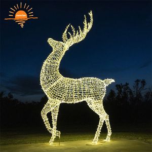 Luces LED 3D Personalizables, Decoraciones Navideñas Grandes para Exteriores para Uso Comercial - Product Image 3