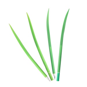 Promotional Metal Novelty Office Stationary Green Ballpoint <strong>Grass</strong> <strong>Pen</strong> with Custom Logo - Product Image 1