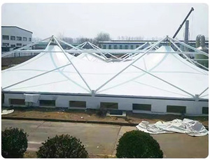 Pvdf/PTFE Kết Cấu Thép mái với tán cho trung tâm mua sắm công viên khách sạn nhà để xe trường học - Product Image 3