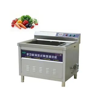 Máquina de lavar do ozônio, máquina industrial de lavar do ozônio das frutas e vegetais, vortex, bolhas, desinfecção de ozônio, máquina de lavar vegetais