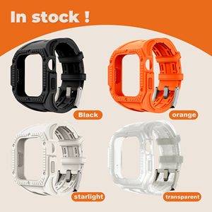 <span class=keywords><strong>Coque</strong></span> Chungming en TPU robuste avec bracelet pour <span class=keywords><strong>Apple</strong></span> <span class=keywords><strong>Watch</strong></span> Ultra 2 49mm, bracelet antichoc extérieur sport pour <span class=keywords><strong>Apple</strong></span> <span class=keywords><strong>Watch</strong></span> Series 9 - Product Image 3