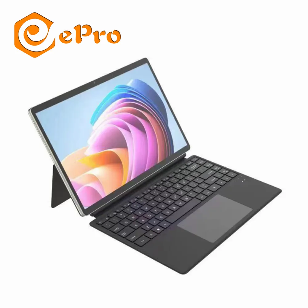 ई-प्रो w14 इनटेल n100 16 ग्राम 256 ग्राम लैपटॉप टैबलेट वापैड कैमरा 14.1 इंच wins11 औद्योगिक कंप्यूटर