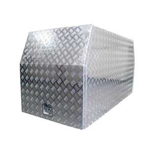 Hondenbench van aluminiumlegering, autodraagtas voor huisdieren, op maat gemaakte stijlen, montage op pick-up laadbak, aluminium kist, gereedschapskist van aluminiumlegering - Product Image 1