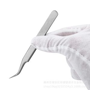 Stainless steel tweezers, false eyelash <b>extension</b> curlers, slicked-back tweezers, bird's nest feather removal tools, <b>nail</b> art - Product Image 4