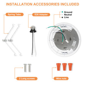 Luzes de Teto <span class=keywords><strong>LED</strong></span> Dimmable de 6 Polegadas ETL, Design de Acabamento Liso em Alumínio, Luz de Disco Ultra <span class=keywords><strong>LED</strong></span> - Product Image 4