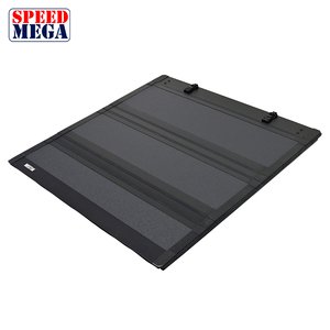 Flush Mount Hard Tri-Fold Tonneau Cover for Nissan Navara Frontier, <b>Low</b> Profile Aluminum <b>Bed</b> Cover Waterproof, Rack Compatible - Product Image 3