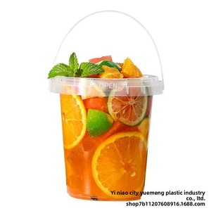 <span class=keywords><strong>Vaso</strong></span> de Plástico PP de Grado Alimenticio, Portátil, de 500/700/1000 ml, <span class=keywords><strong>Transparente</strong></span>, para Té con Leche y Té de Frutas, con Tapa y Boquilla - Product Image 5