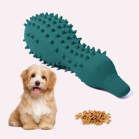 Jouets à mâcher interactifs classiques sans BPA pour chiots de grande/moyenne race - Jouet pour chien en silicone de qualité alimentaire pour le nettoyage des dents