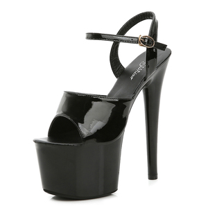 Vendita calda nuovi stili sandali scarpe da donna 17 <span class=keywords><strong>CM</strong></span> tacchi alti <span class=keywords><strong>7</strong></span> <span class=keywords><strong>CM</strong></span> piattaforma Sexy scarpe da Pole Dance da donna per le donne - Product Image 6