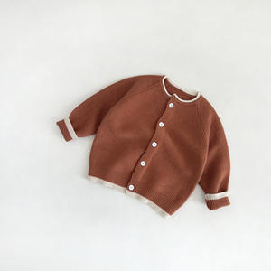 Meilleures ventes de <span class=keywords><strong>6</strong></span> à 12 <span class=keywords><strong>mois</strong></span> <span class=keywords><strong>Pull</strong></span> unisexe en coton biologique personnalisé à grosses mailles pour nouveau-nés et bébés garçons - Product Image 1