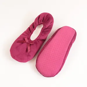 2024 Vrouwen Pluche Winter Warme Dieren Slippers Huis Binnenvloer Kamer Anti-Slip Slippers Met Sherpa Voering