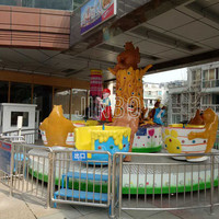 Jeux masque électrique pour enfants, parc d'attractions d'intérieur, tasse de thé, cavalier, tasse à thé, style européen