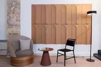 Panneau acoustique 3D Parametric Wall Art Panneau mural de studio insonorisé à prix raisonnable pour solution de conception graphique d'hôtel