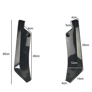 Pare-chocs arrière universel pour voiture Pare-chocs arrière Spoiler Diffuseur Splitter Scratch <span class=keywords><strong>Protector</strong></span> <span class=keywords><strong>Car</strong></span> Bumper Splitter - Product Image 6
