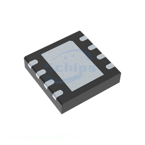 Composants électroniques IC NCV8164AML280TCG, gestion de l'alimentation (PMIC), circuit intégré régulateur linéaire 2.8, 8 VDFN, pad exposé, service complet original. - Product Image 1