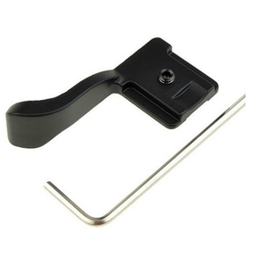 Harga Grosir Hot Shoe Kamera Thumb Grip Logam Pegangan Jari Jempol untuk Leica <span class=keywords><strong>Fujifilm</strong></span> <span class=keywords><strong>X10</strong></span> X100 E1 Olympus E-P1 PL3 PM2 Canon - Product Image 1