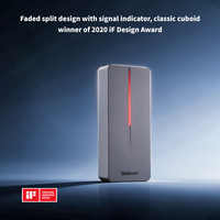 Lecteur de cartes intelligentes étanche IP65 125kHz EM HID 13.56MHz MIFARE pour contrôle d'accès aux portes de bureaux, hôtels, appartements OEM ODM