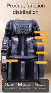 Silla de negocios de cuerpo completo 4D de lujo, masajeador eléctrico comercial SL, doble pista, tarjeta de crédito en efectivo, silla de masaje expendedora de monedas - Product Image 2