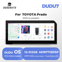 Sistema Multimedia para Auto DUDUAUTO DUDU7 A7870 AKM7739 VELVET DSP QLED para Toyota Prado 2024-Presente J250 Nuevo