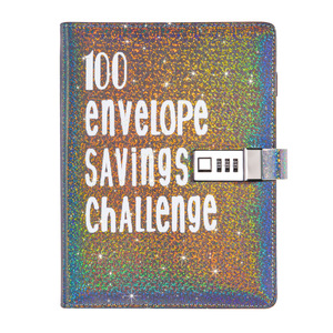 Thiết Kế Mới 100 Phong Bì Thách Thức Ngân Sách Kế Hoạch Chất Kết Dính Với Tiền Mặt Phong Bì Cho Tiền Tiết Kiệm Thách Thức Cuốn Sách Với Khóa - Product Image 6