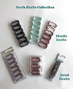 Set di 12 perline e anelli di metallo per <span class=keywords><strong>bagno</strong></span> doccia tenda decorazione PVC acciaio e plastica in scatola - Product Image 4