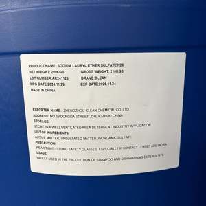 โซเดียมลอริลอีเทอร์ซัลเฟต/เอสเซิล70% มีความสามารถในการละลายที่ดี - Product Image 1