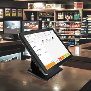 Tout nouveau 15/15.6/17 pouces Win10/11/Linux/Android tout en un système de vente au détail kiosques de paiement caisse enregistreuse Pos Machine - Product Image 1