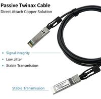 Kabel DAC SFP28 25Gb/s 25GBASE-CR1 Kabel Tembaga Pasif Direct Attach Kompatibel dengan Switch dan Server