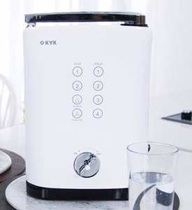 KYK-Ionizador de agua manual Hisha, cuerpo compacto simple, fácil de usar, instalación de escritorio de plástico para hoteles domésticos - Product Image 5