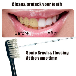 Cepillo de dientes eléctrico 3 en 1 de la mejor calidad <span class=keywords><strong>2023</strong></span> y herramienta de limpieza de dientes con hilo dental de agua - Product Image 4