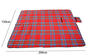 Tapis de pique-nique pliable vert 200*150 cm pour extérieur, randonnée, camping, barbecue, large, imperméable, couverture de plage, tapis multi-joueurs pour bébé - Product Image 3