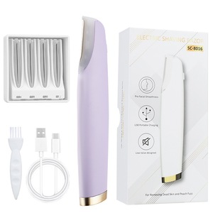 Outil de dermaplaning rechargeable pour femmes, <span class=keywords><strong>rasoir</strong></span> de dermaplaning pour le <span class=keywords><strong>visage</strong></span> - Product Image 1