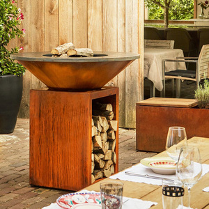 Ristoranti corten acciaio <span class=keywords><strong>stufa</strong></span> <span class=keywords><strong>a</strong></span> <span class=keywords><strong>legna</strong></span> vendita coreano bbq grill table corten bbq grill fumatore griglia <span class=keywords><strong>a</strong></span> carbone in acciaio - Product Image 2