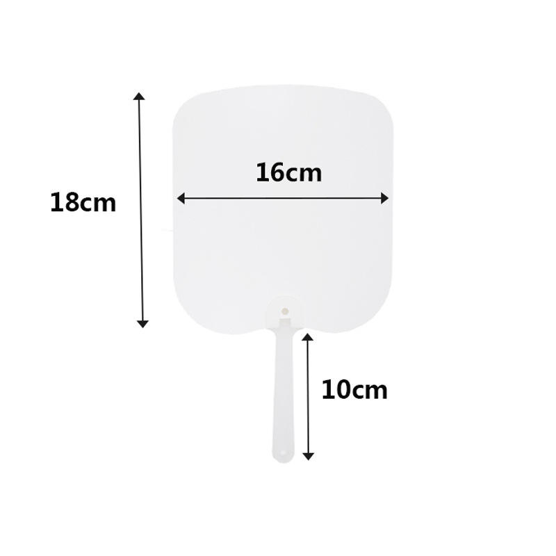 Double-sided blank white