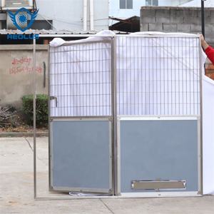 Kandang anjing besar luar ruangan kandang logam hewan peliharaan untuk peralatan pemeliharaan hewan & unggas - Product Image 5