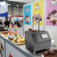Nouvelle machine à tempérer le chocolat LST pour usage industriel, en acier inoxydable, capacité 5,5 L, contrôlée par PLC, 380V/50HZ, idéale pour la fabrication de glaces et de bonbons.