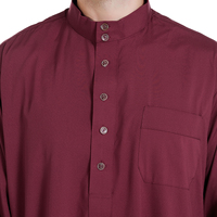 Abaya traditionnelle islamique, robe kaftan durable, robe longue de Dubaï, vêtements ethniques, thobe musulman pour hommes