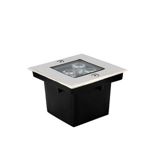 Lumière <span class=keywords><strong>LED</strong></span> encastrée carrée en aluminium IP65 pour extérieur, idéale pour les marches, les pelouses, les coins, les carreaux, les jardins, les patios, les allées, la décoration paysagère - Product Image 5