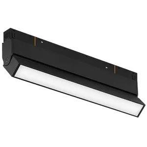 Modern Office Magnetic LED Tracking Light System sem luz principal