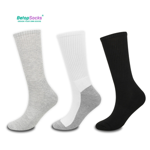 Chaussettes en bambou personnalisées Uron pour hommes Chaussettes de travail décontractées épaisses Chaussettes de travail écologiques antibactériennes respirantes antidérapantes jetables avec logo - Product Image 1