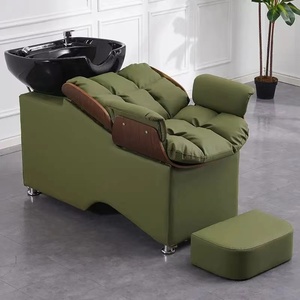 Sillón de Lavado de Cabello de Lujo y Alta Calidad para Salón de Belleza, con Color Personalizado, Cómodo, con Función de Masaje y Lavabo - Product Image 4
