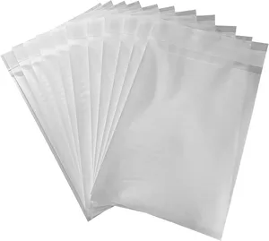 유리 봉투 100% 재활용 왁스 종이 가방 사용자 정의 인쇄 식품 포장 유리 반 투명 유리 가방
